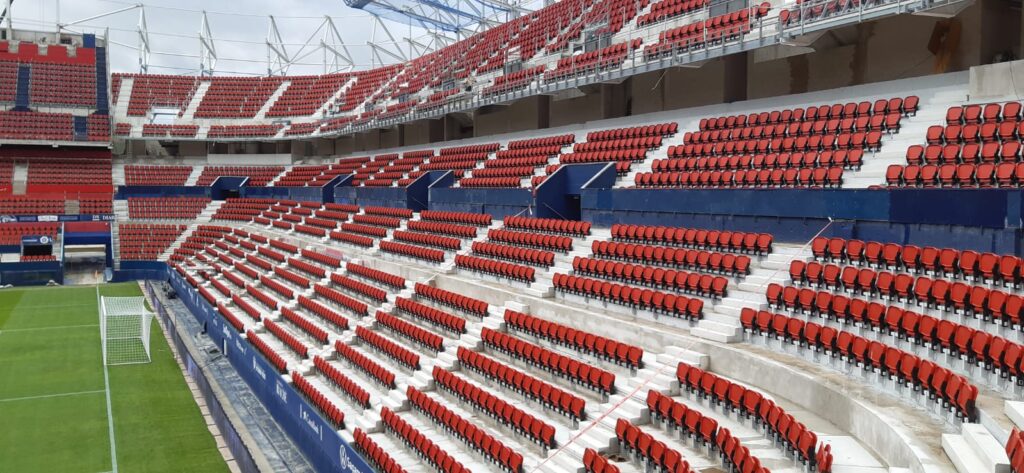 Avatar seats at El Sadar stadium